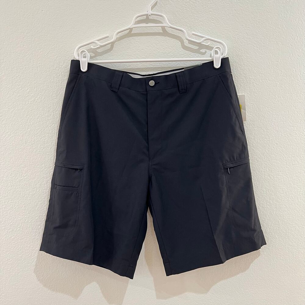 NWT Callaway Golf Shorts Black Anthracite Size 36